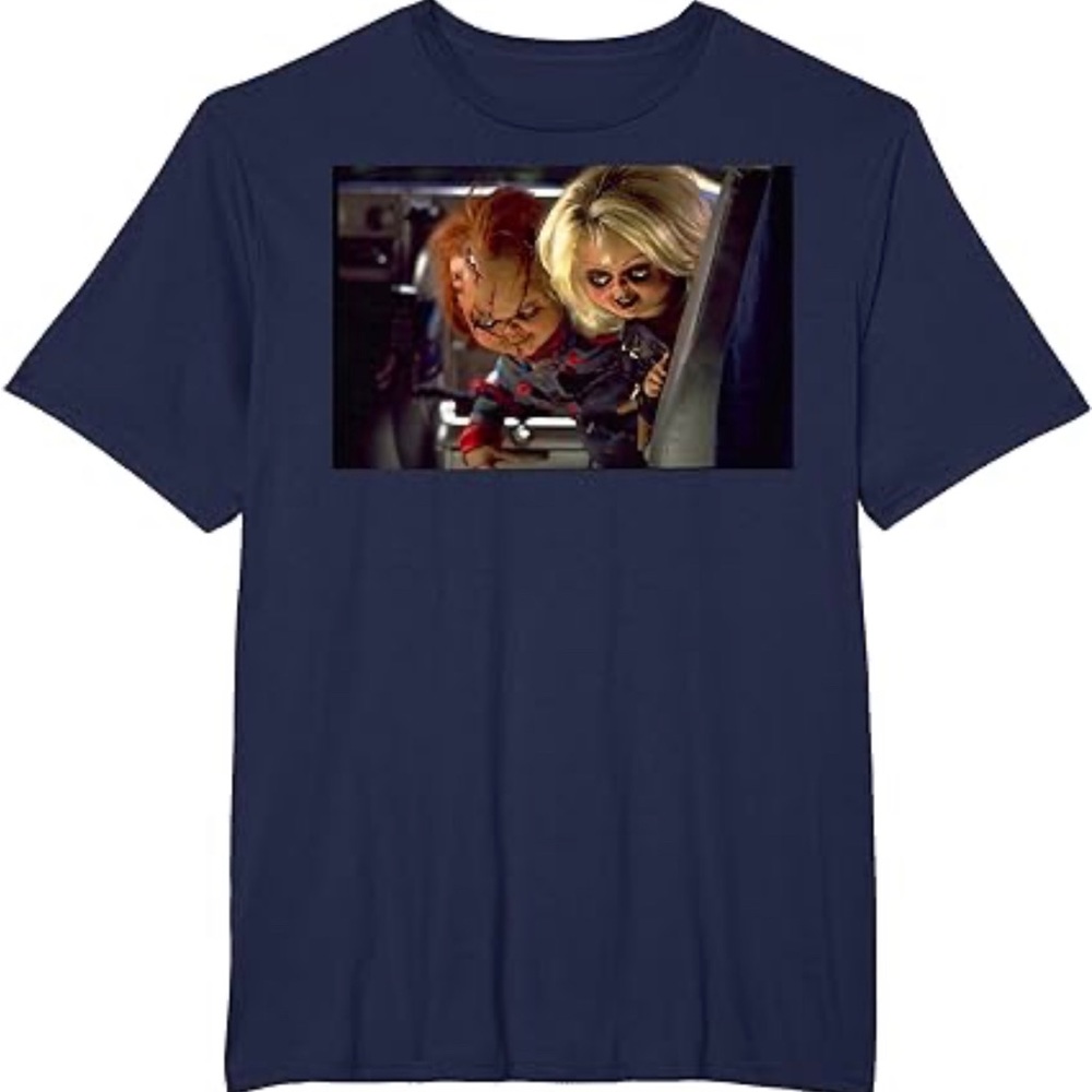 Bride of Chucky-Tiffany & Chucky Tee NWT